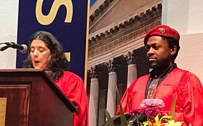  Economic Freedom Fighters’ national spokesperson Mbuyiseni Ndlozi graduated with his PhD on Tuesday 5 December 2017. Picture: Thomas Holder/EWN