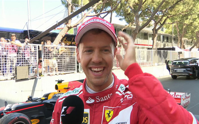 Sebastian Vettel. Picture: @F1.