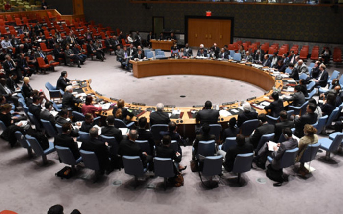 FILE: Ambassadors attend a meeting at the United Nations Security Council called by Russia 13 April 2014 at the United Nations in New York. Picture: AFP.
