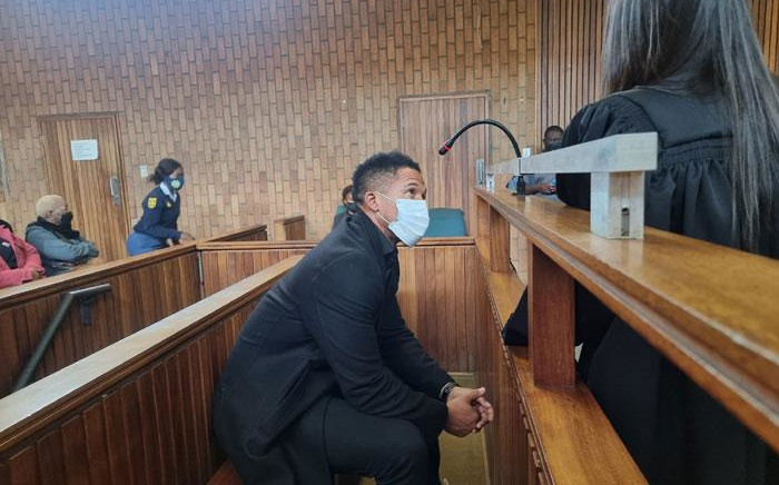 Springbok flyhalf Elton Jantjies appeared in the Kempton Park Magistrates Court on 16 May 2022. Picture: Bernadette Wicks/Eyewitness News