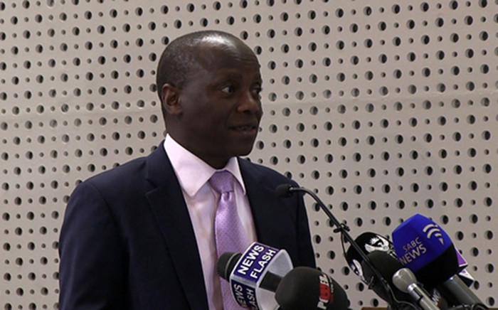Minister in the Presidency Collins Chabane addressed the media on governments readiness for the 2014 presidential inauguration in Pretoria on 15 May 2014. Picture: Reinart Toerien/EWN