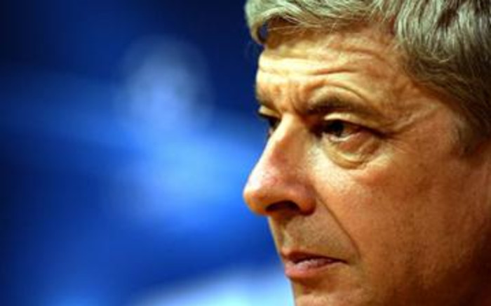 Arsenal's French Manager Arsene Wenger looks on during a press conference at Camp Nou stadium in Barcelona. Picture: AFP.