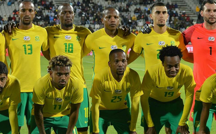 Bafana Bafana players during a team photo ahead of international friendly against Zambia in Rustenburg on 13 June 2017. Picture: Safa.