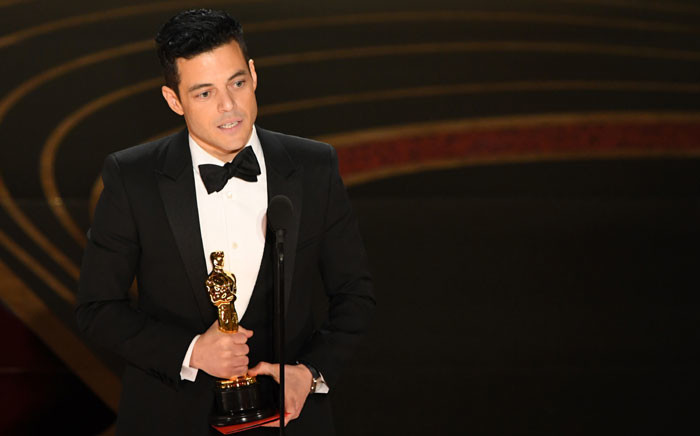 Best Actor winner for 'Bohemian Rhapsody' Rami Malek accepts his award onstage during the 91st Annual Academy Awards at the Dolby Theatre in Hollywood, California on 24 February 2019. Picture: AFP