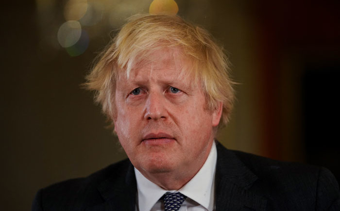 Britain's Prime Minister Boris Johnson speaks to update the nation on the COVID-19 booster vaccine programme in Downing Street in central London on 12 December 2021. Picture: Kirsty O'Connor/POOL/AFP
