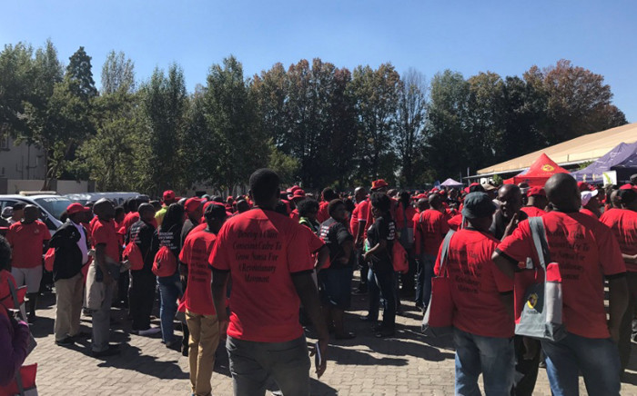 The South African Federation of Trade Unions is holding its founding congress in Boksburg. Picture: Clement Manyathela/EWN.