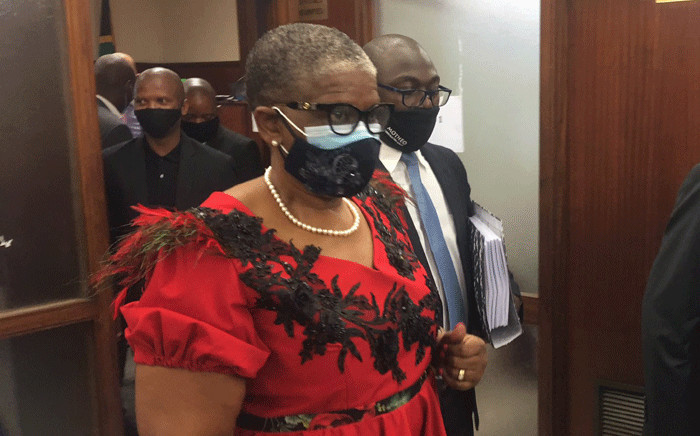 Former eThekwini Mayor Zandile Gumede and 21 others appeared in the Durban Commercial Crimes Court on 23 March 2021. Their case has been transferred to the Durban High Court for a pre-trial conference. Picture: Nkosikhona Duma/Eyewitness News.