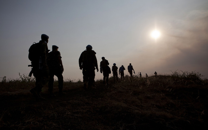 Members of an observation mission of the of the UN Organization Stabilization Mission in the Democratic Republic of the Congo (MONUSCO) are seen near Goma. Picture: United Nations Photo.