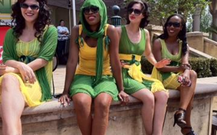 Springbok supporters gather at the Absa Boktown at Montecasino in Fourways, Johannesburg on 30 September 2011. Picture: Taurai Maduna/EWN