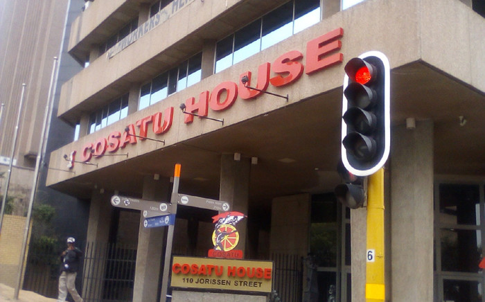 A general view of the Cosatu House in Johannesburg where protesters will gather before making their way to the City of Johannesburg office in Braamfontein. Picture: @_cosatu/Twitter