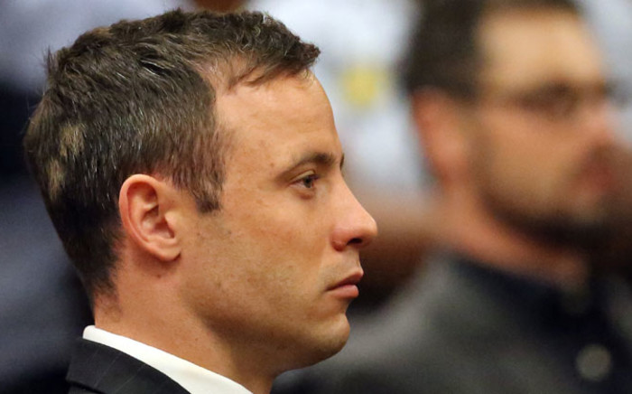 Oscar Pistorius during his sentencing at the High Court in Pretoria on, 21 October 2014. Picture: Pool.