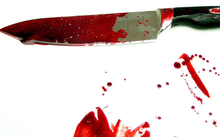 knife with blood. Picture: Facebook.com