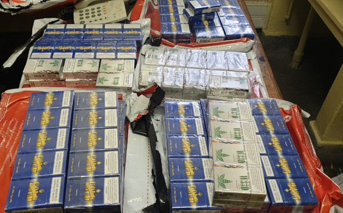 FILE: Police confiscate illicit cigarettes valued at R122,000 destined for the black market. Image: SAPS