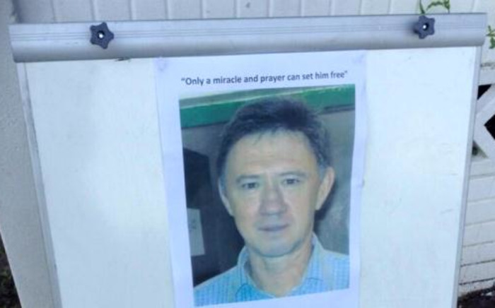 FILE: A picture of Pierre Korkie is pinned to a notice board at the Christ Church Mayfair in Johannesburg during an inter-faith prayer service. Picture: EWN.