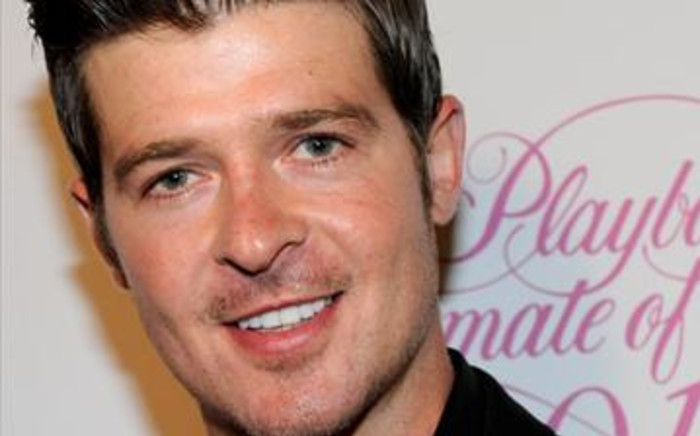Robin Thicke. Picture: AFP.