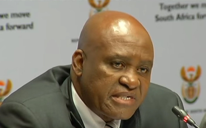 YouTube screengrab of the newly appointed head of the Hawks Major General Berning Ntlemeza.
