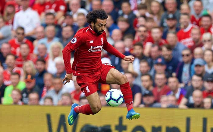 FILE: Liverpool’s Mo Salah in action during his team’s Premier League clash against West Ham United. Picture: @LFC/Twitter
