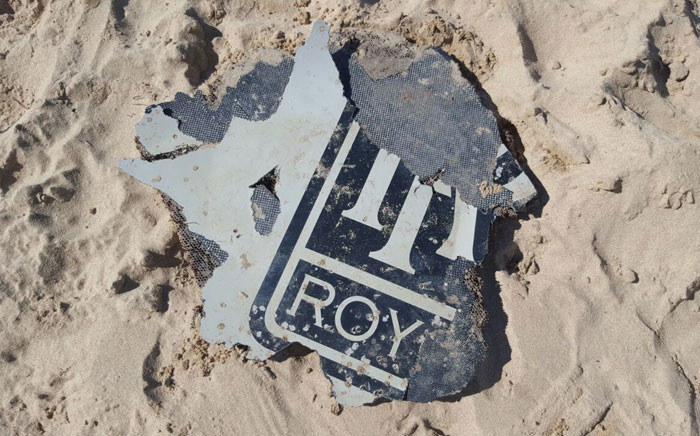 Pretoria-based archaeologist Neels Kruger came across possible MH370 debris near a lagoon in Mossel Bay on 21 March 2016. Picture: Supplied.