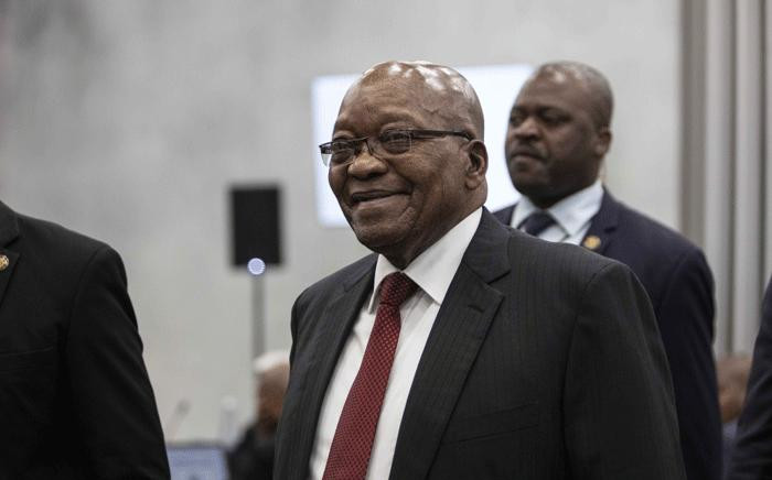 Former President Jacob Zuma arrives at the state capture commission on 19 July 2019. Picture: Abigail Javier/EWN