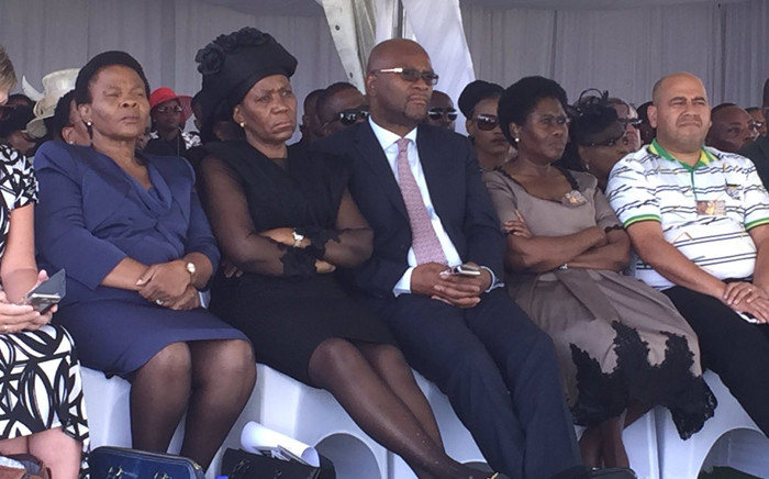 Minister for Women in the Presidency Susan Shabangu and Arts and Culture Minister Nathi Mthethwa were among those that attended Lundi Tyamara's funeral in Worcester on 5 February 2017. Picture: Kevin Brandt/EWN