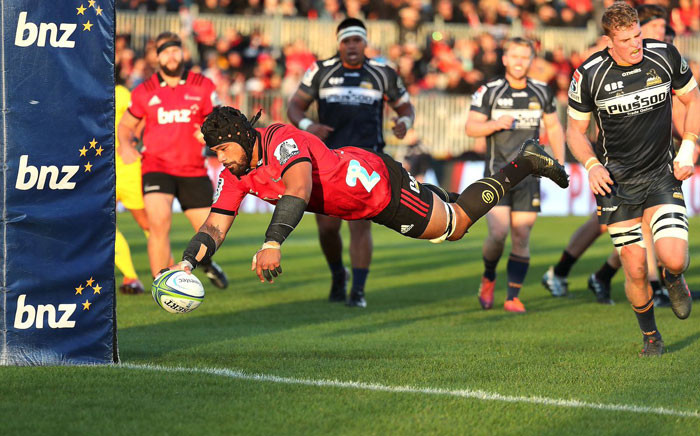 The Canterbury Crusaders swamped the Brumbies 36-14 in Christchurch. Picture: Twitter @crusadersrugby.