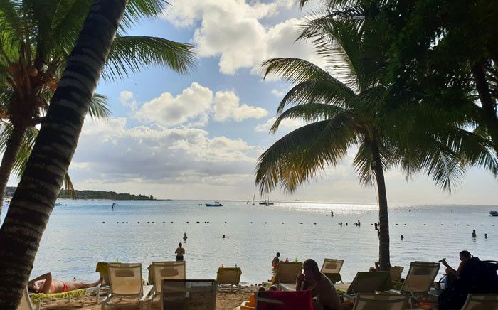 A view of the Balaclava Beach in Mauritius. Picture: Adrian Ephraim/EWN