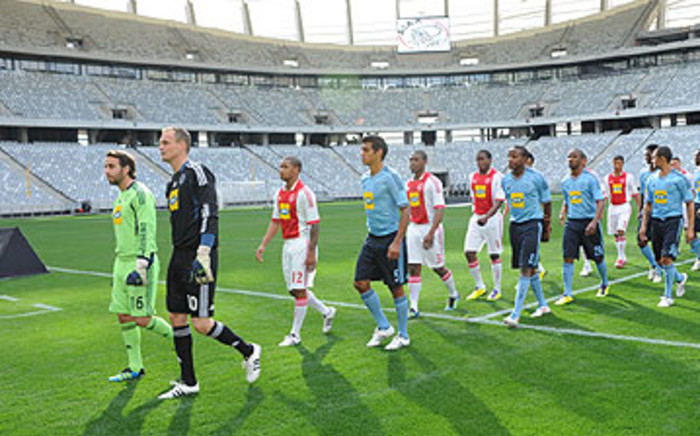 Ajax Cape Town show off their new kit on 2 August 2011. Picture: Supplied