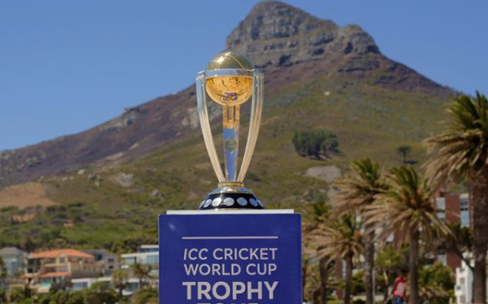 The Cricket World Cup trophy stopped in Cape Town during its tour. Picture: Instagram/cricketworldcup

