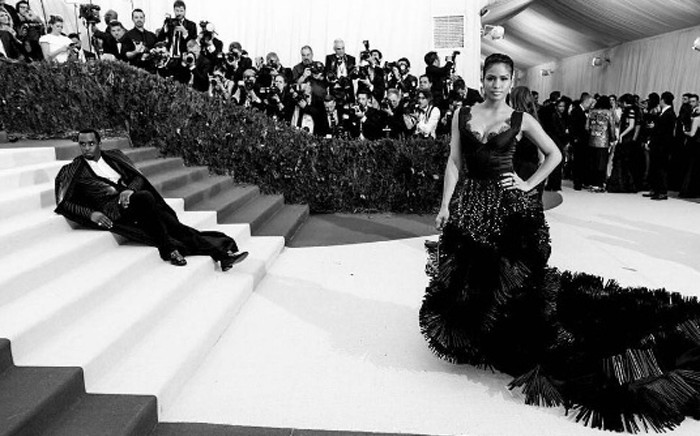 Sean “Diddy” Combs holds the crown in rap’s rich list. Here the rapper is seen during the Met Gala along with US singer and model simply known as Cassie. Picture: Instagram/@diddy