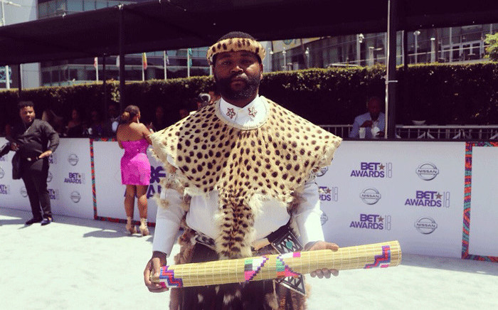 South African artist Sjava at the 2018 BET Awards. Picture: @BET_Africa/Twitter