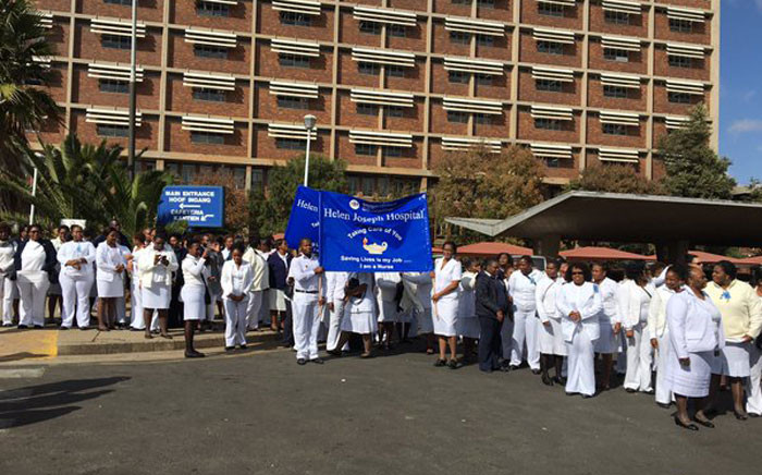 Nurses Week starts today. Dozens of nurses at Helen Joseph Hospital are celebrating each other. Picture: Masego Rahlaga/EWN.