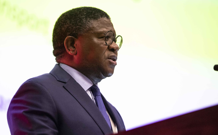Transport Minister Fikile Mbalula at the 2019 Southern African Transport Conference. Picture: Abigail Javier/EWN