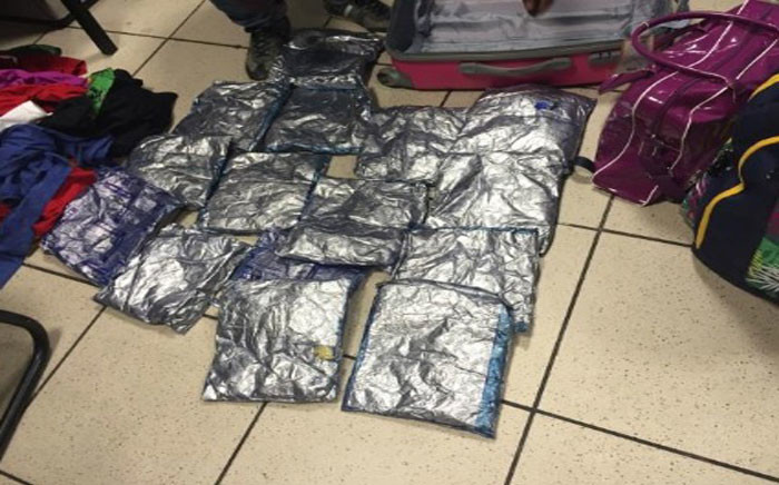 FILE: Tik valued at more than R4 million was discovered in her luggage during a search by Sars officials. Picture: sars.gov.za