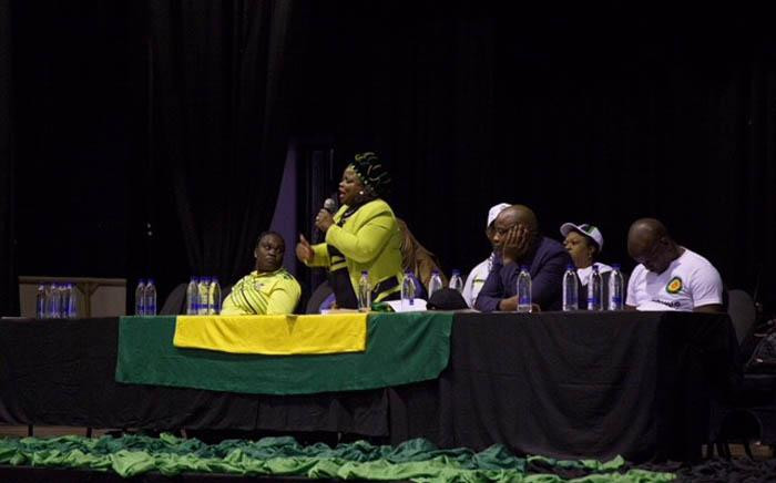 ANC members can be seen attending a meeting between the ANC’s national working committee and branch members in the Bojanala Region of the North West province on Thursday 26 April 2018. This comes after calls for Premier Supra Mahumapelo to step down. Picture: Ihsaan Haffejee/EWN