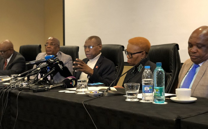 Dr Zweli Mkhize addressed an inter-ministerial committee briefing on the country's plan to evacuate citizens and quarantine them locally. Picture: Department of Health.