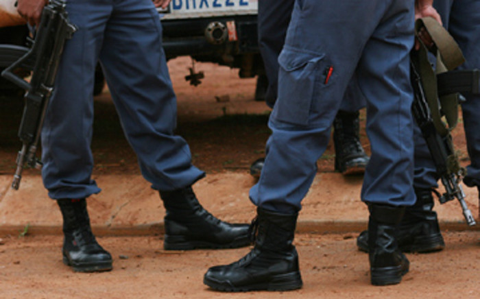South African Police Service officers on duty. Picture: Taurai Maduna/Eyewitness News
