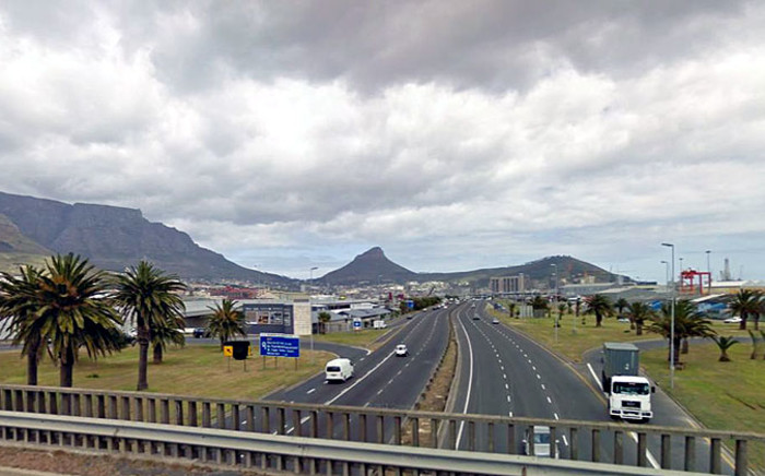 Table Bay Boulevard in Cape Town as seen from the R27 bridge. Picture: Google Earth.