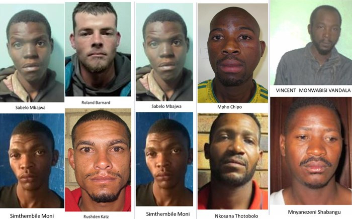 Some of the 20 awaiting trial prisoners who escaped while being transported to the Johannesburg Prison on 22 August 2017. Picture: SAPS
