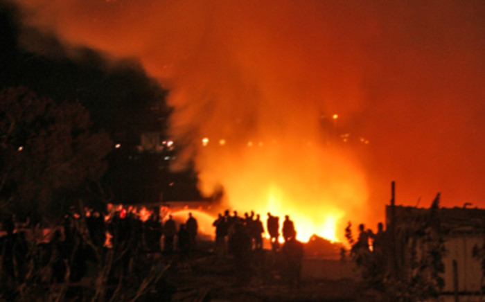 Some 32 people were left homeless, following shack fires across the Cape Town Peninsula on 19 May 2012. Picture: Netcare 911