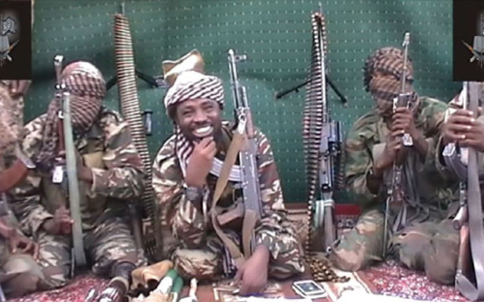 A screengrab taken on 25 September, 2013 from a video distributed through an intermediary to local reporters and seen by AFP, shows a man claiming to be the leader of Nigerian Islamist extremist group Boko Haram Abubakar Shekau. Picture: AFP.