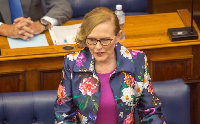 FILE: Western Cape Premier Helen Zille is set to deliver her last State of the Province Address in the legislature on 15 February. Picture: @WCProvParl/Twitter