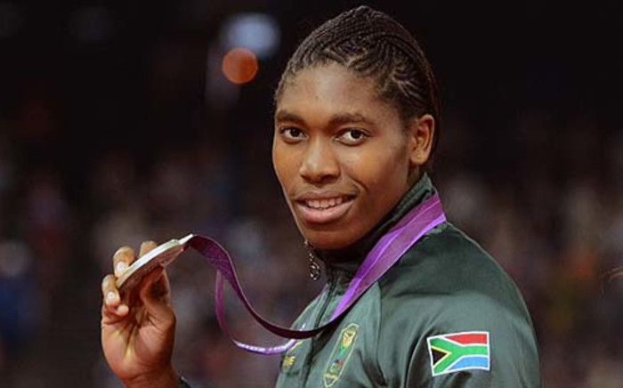 Olympic silver medallist in the women's 800 metres, Caster Semenya. Picture: Werner Beukes/SAPA.