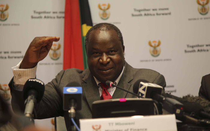 Finance Minister, Tito Mboweni briefs the media ahead of the Medium Term Budget Policy Statement. Picture: Cindy Archillies/EWN