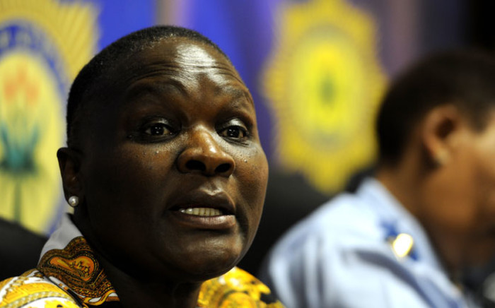 FILE: National Police Commissioner Riah Phiyega. Picture: Sapa.