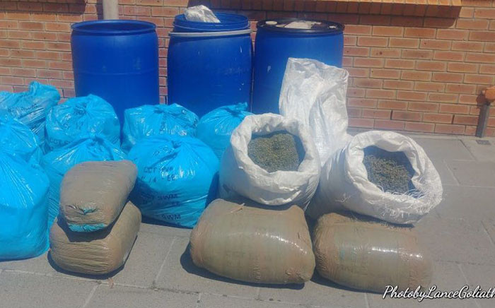 FILE: Bags of dagga seized by police in Cape Town. Picture: SAPS.
