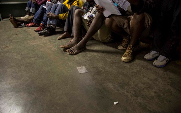 FILE: Illegal miners are processed in the Roodepoort police station. Picture: Thomas Holder/EWN