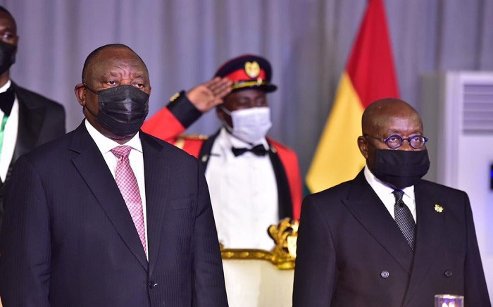  A State Banquet held in honour of President Cyril Ramaphosa hosted by Ghana President Nana Addo Dankwa Akufo-Addo at the Jubilee House in Accra on the occasion of the State Visit to Ghana. Picture: GCIS.
