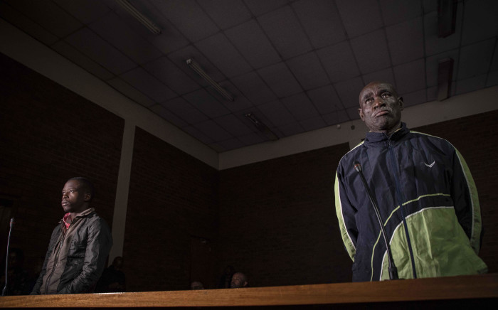 Murder co-accused Ernest Mabaso stands in the dock at the Lenasia Magistrates Court where the case was postponed on 20 November 2018. Picture: Thomas Holder/EWN
