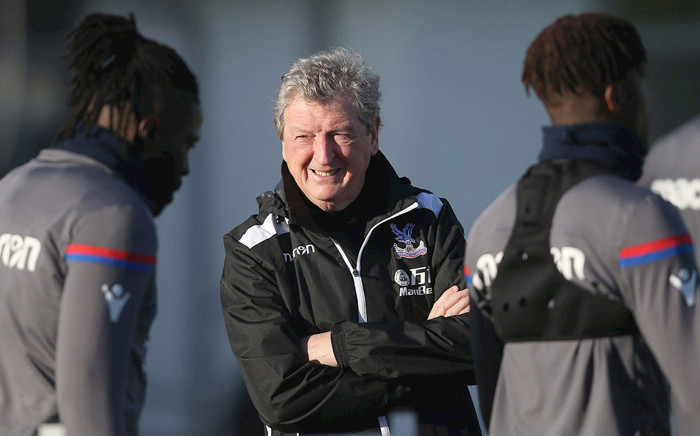 Crystal Palace’s Roy Hodgson seen during a training session ahead of the London derby against Arsenal. Picture: www.cpfc.co.uk.