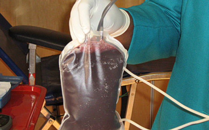 Blood packet. Picture: EWN